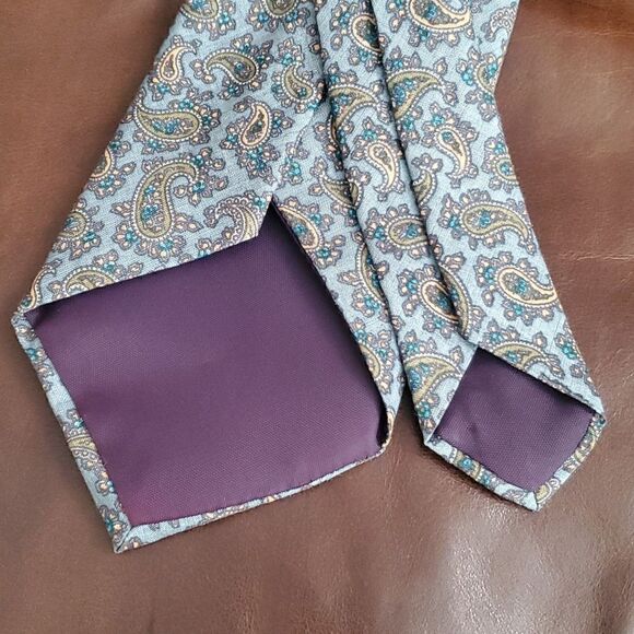 Guy Laroche | Paisley Silk Tie - Picture 4 of 5